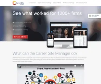 Careersitemanager.com(Create Career Site) Screenshot