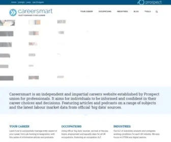 Careersmart.org.uk(Careers and job market information) Screenshot