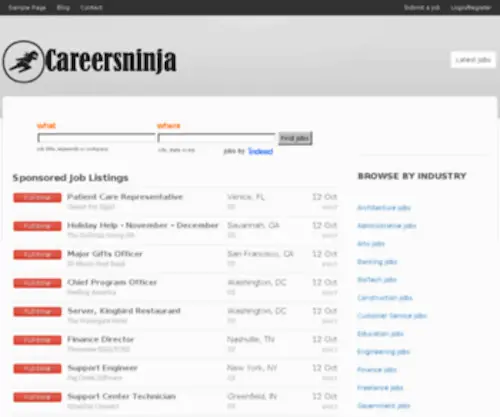 Careersninja.com(Careersninja) Screenshot