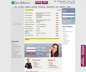 Careersolutions.ca(Career Solutions Employment Services in Wasaga Beach and surrounding areas) Screenshot