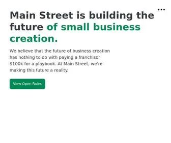 Careersonmainstreet.com(Main Street Careers) Screenshot