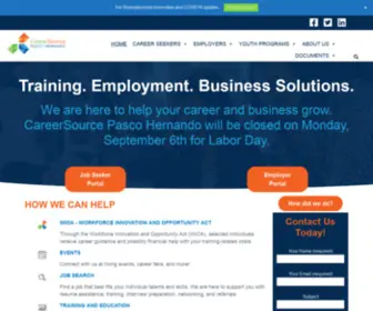 Careersourcepascohernando.com(CareerSource Pasco Hernando) Screenshot