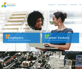 Careersourcesuncoast.com(Connecting employers with talent) Screenshot