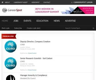 Careerspot.com.au(Article) Screenshot