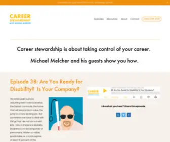 Careerstewardship.com(The Career Stewardship Podcast with Michael Melcher) Screenshot