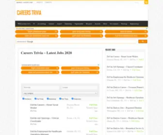 Careerstrivia.com(Careers Trivia) Screenshot