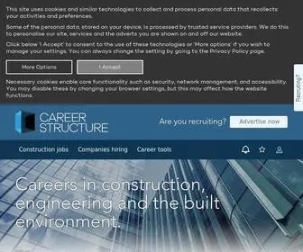Careerstructure.com(Construction Jobs at CareerStructure.com) Screenshot