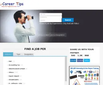 Careertips.co.in(India's No) Screenshot