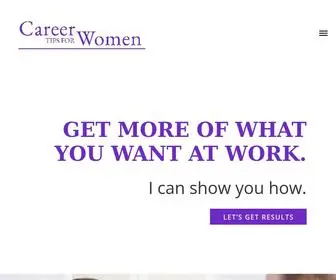 Careertipsforwomen.com(Career Tips for Women) Screenshot