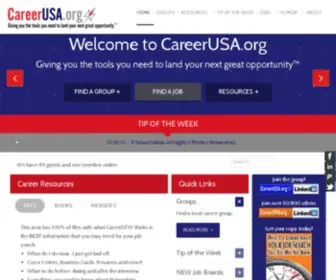 Careerusa.org(Giving you the tools you need to land your next great opportunity) Screenshot