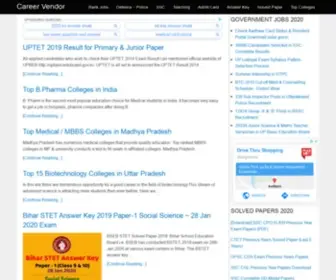 Careervendor.com(Career Vendor) Screenshot