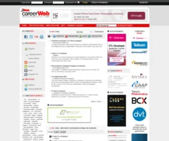 Careerweb.co.za(Home Page) Screenshot