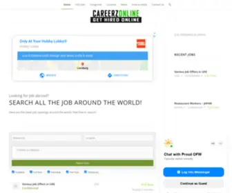 Careerzonline.com(Get Hired Online) Screenshot