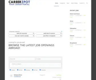 Careerzpot.com(Search Job Openings Abroad) Screenshot