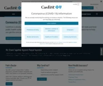 Carefirst.com(Carefirst health insurance) Screenshot