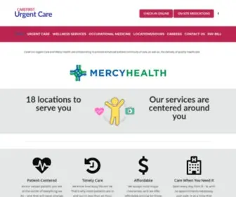 Carefirsturgentcares.com(CAREFIRST) Screenshot