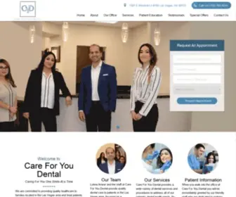 Careforyoudental.com(Care For You Dental) Screenshot