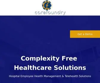 Carefoundry.com(Carefoundry Home) Screenshot