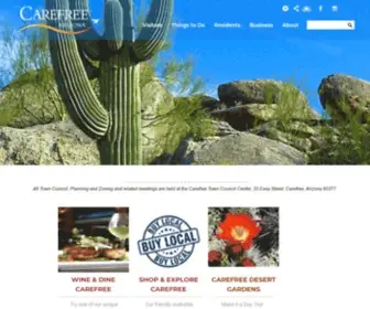 Carefree.org(Carefree, AZ) Screenshot