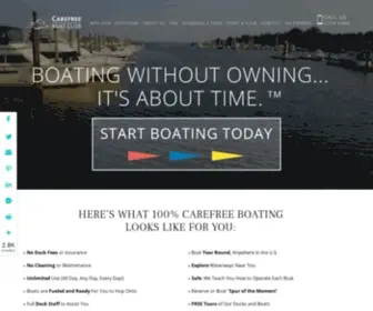 Carefreeboats.com(Carefree Boat Club) Screenshot