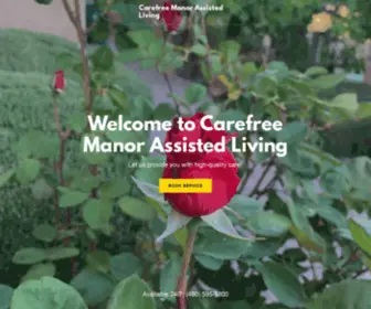 Carefreemanor.net(Assisted Living) Screenshot