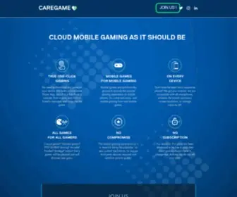 Caregame.com(Mobile Cloud Gaming) Screenshot