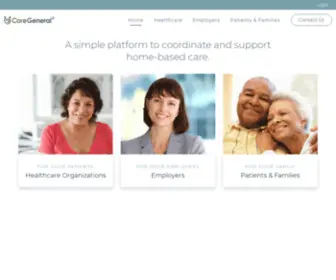 Caregeneral.com(Care Coordination Technology to Manage Home) Screenshot