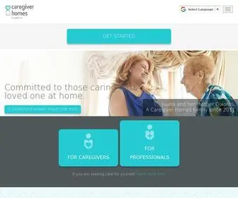 Caregiverhomes.com(Family Caregiver In) Screenshot