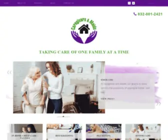 Caregiversandmaids.com(The help you need) Screenshot