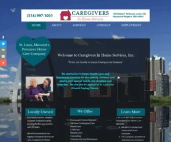 Caregiversinhomeservices.com(CAREGIVERS IN HOME SERVICES) Screenshot
