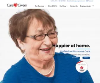 Caregiversnl.com(CareGivers) Screenshot