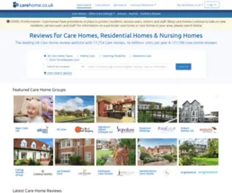 Carehome.co.uk(Care Homes & Nursing Homes UK) Screenshot