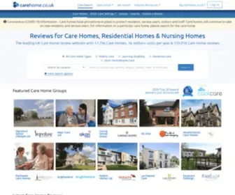 Carehomes.co.uk(Care Homes & Nursing Homes UK) Screenshot