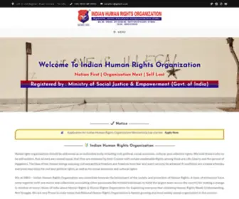 Careihro.com(Home-Indian Human Rights Organization) Screenshot