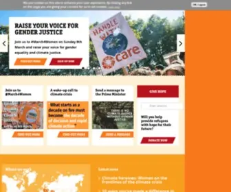 Careinternational.org.uk(Fighting Poverty) Screenshot