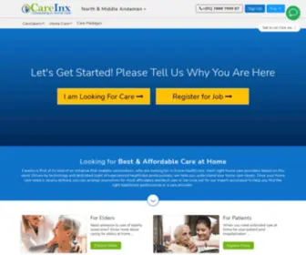 Careinx.com(A Home Health Care Company) Screenshot