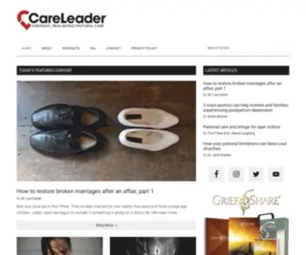 Careleader.org(Practical & relevant pastoral care information) Screenshot