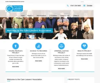 Careleavers.com(The Care Leavers Association) Screenshot