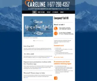 Carelinealaska.com(Careline Alaska) Screenshot