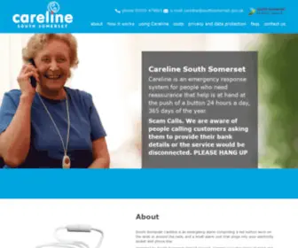 Carelinesouthsomerset.co.uk(Careline South Somerset) Screenshot