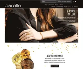 Carelle.com(Carelle Luxury Jewelry) Screenshot