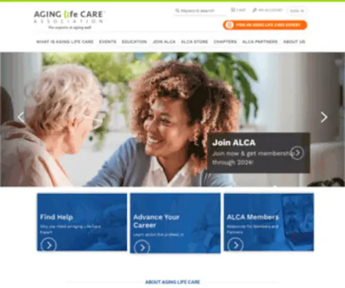 Caremanager.org(Aging Life Care Association Home) Screenshot