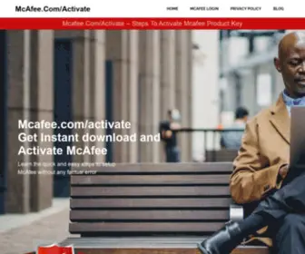 Caremcafee.com(Steps to activate mcafee product key) Screenshot