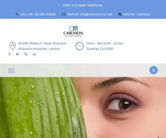 Caremon.com.pk(Caremon Website) Screenshot