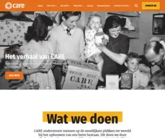 Carenederland.org(CARE Nederland) Screenshot