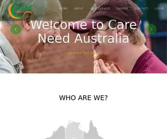 Careneed.com.au(Care Need Australia (CNA)) Screenshot