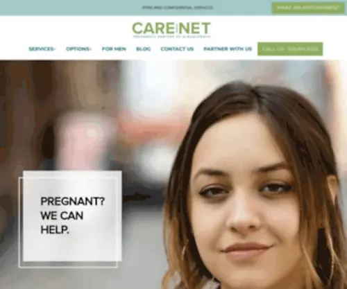 Carenetabq.org(CareNet Pregnancy Center of Albuquerque) Screenshot