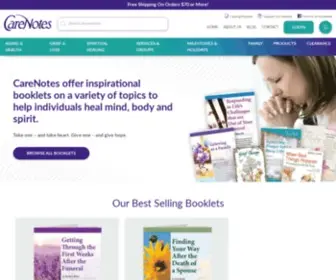 Carenotes.com(CareNotes Inspirational Booklets) Screenshot