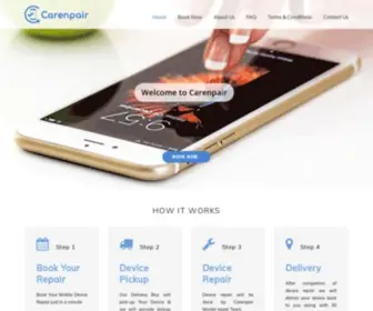 Carenpair.com(Online Mobile Repair Service in Ahmedabad) Screenshot