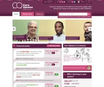 Careopinion.org.uk(The UK's independent non) Screenshot